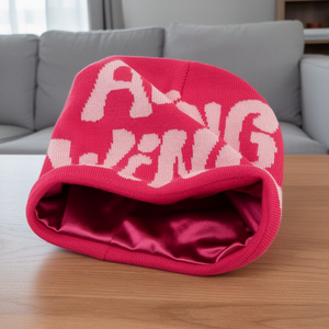 Bonnet d'hiver personnalisé unisexe, idéal pour les voyages, imprimé par transfert thermique, en acrylique, Birlag Sports - Product Image 3