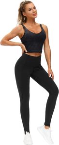 Non-See-Through Women's High Waist <b>Flared</b> Legs Fitness <b>Leggings</b> | Premium Quality Lightweight Spandex/Nylon Breathable Full Yoga - Product Image 5