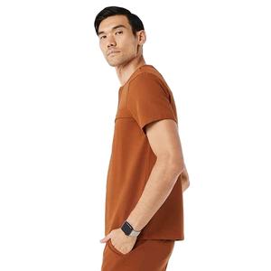 Nouvelle tenue professionnelle pour hommes, coupe ajustée, coutures renforcées, tissu extensible durable, toucher doux, uniforme d'hôpital. - Product Image 4