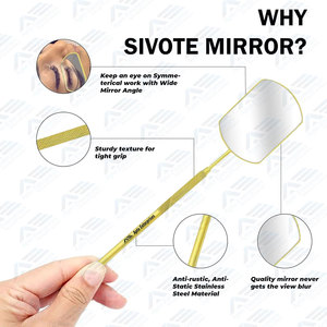 Beauty Cosmetics Essential Eyelash Extension <b>Mirror</b> Latest Large Self-Care Makeup <b>Mirror</b> Eyelash Extension Inspection Tool - Product Image 4