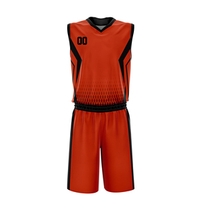 Uniforme de Baloncesto Unisex para Equipo a Precio Competitivo, Conjunto de Jersey y Pantalones Cortos Transpirables con Estampado, Nombre del Equipo Personalizado, 100% Poliéster, Venta al Por Mayor - Product Image 1