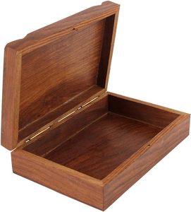 Boîte à bijoux en bois rustique, faite à la main, en bois naturel, boîte de rangement pour bijoux, organisateur de cadeaux à bas prix par AALIYAN IMPEX - Product Image 2