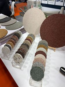 กรวดกรวดกลมสีดำลายจุดสีน้ำเงินสำหรับทาสีผนังแบบมีพื้นผิว - Product Image 5
