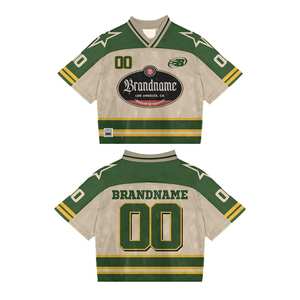 Camiseta Deportiva Oversize de Malla para Fútbol y Baloncesto, con Logotipo Personalizado, Impresión por Sublimación, Estilo Vintage y Corte Cuadrado - Product Image 1