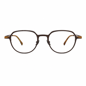 Round Titanium Eyeglass <b>Frames</b> Anti Blue Light UV420 Full Rim Lightweight Pure Titanium Custom Prescription Rx OEM ODM - Product Image 1