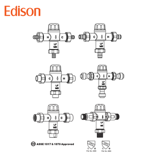 OEM tùy chỉnh 3-Way tĩnh nhiệt trộn VAN (TMV) 3/4 "điện nóng/lạnh điều khiển nước 2C Độ chính xác asse1070 chứng nhận - Product Image 6