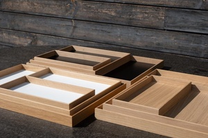 Bandeja de Madera Natural de Excelente Calidad para Servir el Desayuno en la Cama, Mesa de Cocina o Sala de Estar, Disponible en Fábrica - Product Image 2