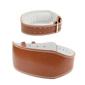 Ceinture de musculation professionnelle en cuir durable, équipement de fitness de haute qualité pour la salle de sport, boucle en métal, protection économique - Product Image 1