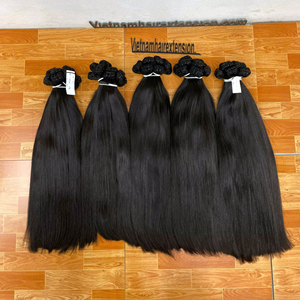 Extensions de cheveux naturels du Vietnam, trame invisible, super double drawn, cheveux Remy, 100g - Product Image 1
