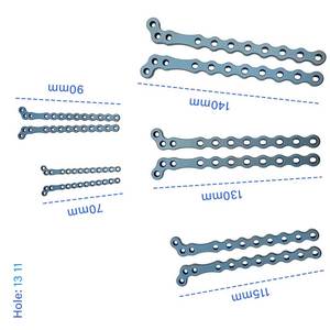 ALPS Steel L Type Locking Plate Orthopedic Surgical <b>Instrument</b> Professional Kit for Horse CE Certified Manual Pentax Surgical - Product Image 2