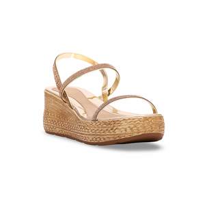 Sandale à talon doré PU0322 - Product Image 2
