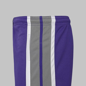 Uniformes de baloncesto universitarios personalizados para hombre, camiseta de baloncesto en blanco de poliéster de malla reversible impresa, pantalones cortos al por mayor - Product Image 3