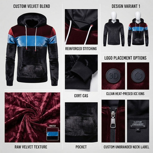 Best Selling <b>Men's</b> Fleece Hoodie Full Sleeve <b>Pullover</b> 100% Cotton Eco-Friendly Warm Winter Hooded Sweatshirt Kangaroo Pocket - Product Image 4