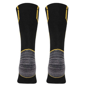 ถุงเท้ากีฬาเบสบอลคุณภาพสูง 100% ผ้าฝ้าย ทรงครูว์ สีพื้น ปักโลโก้ได้ ดีไซน์กันลื่น ระบายอากาศได้ดี ถุงเท้าถักสำหรับฤดูร้อน - Product Image 1