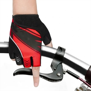 Customized Cycling Gloves Summer Half-<b>finger</b> Non-slip Wear-resistant Outdoor Men's Women's Mountain <b>Bike</b> - Product Image 1