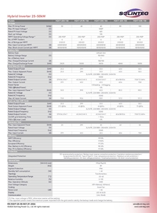 อินเวอร์เตอร์ไฮบริดพลังงานแสงอาทิตย์ Master Series รุ่น M2HT 25-50 กิโลวัตต์ แบตเตอรี่ลิเธียมไอออนแบบสามก้อน ระบบเพิ่มพลังงานแสงอาทิตย์แบบเดี่ยว ประสิทธิภาพสูง - Product Image 5