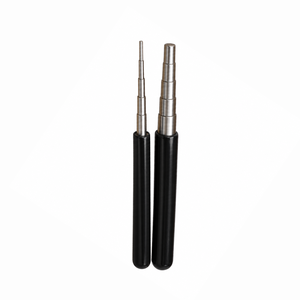 Stainless Steel Tapered <b>Jewelry</b> Mandrels for DIY Ring Making and <b>Drilling</b> Tools Black Handle Round Shape - Product Image 6