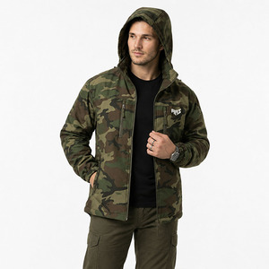 Real <b>Camo</b> High Quality Custom Logo Lightweight Windbreaker Hooded Tactical Men's <b>Jackets</b> Outdoor Softshell Windproof OEM Service - Product Image 1