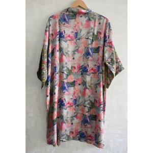 ชุดคลุมกิโมโนผ้าไหมระบายอากาศได้ดี ไซส์ใหญ่ ตกแต่งผ้าแบบแพทช์เวิร์ค สำหรับผู้หญิง ชุดนอนยาวหรูหราสไตล์โบโฮ ดีไซน์เนอร์ ชุดนอนลำลองสุดพิเศษ - Product Image 5