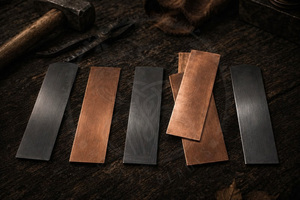 Barras de Cobre de Acero de Damasco al por Mayor, Último Diseño, Láminas en Blanco para Fabricación de Cuchillos, Escamas de Cobre para Fabricantes de Cuchillos - Product Image 5