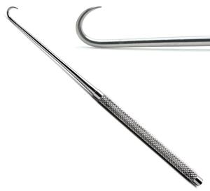 Rétracteur déciaires de 6.25 ", 5 pièces, crochet simple peau, doigt de sécurité, Instruments chirurgicaux pour infirmières - Product Image 1