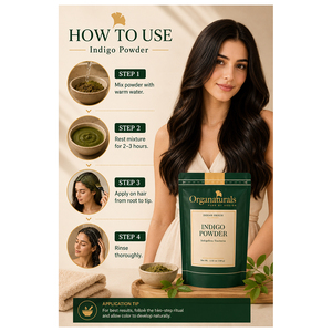 Premium Natural Indigo Leaf Powder for <b>Hair</b> Dye and Beauty Applications From India - Product Image 3
