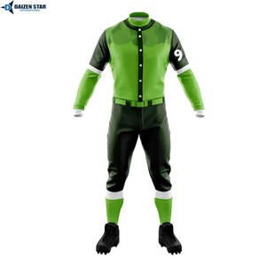 Conjunto de Uniforme de Béisbol Sublimado Personalizado, Jersey y Pantalones Transpirables para Equipo, 100% Poliéster, Antibacteriano, de Secado Rápido - Product Image 2