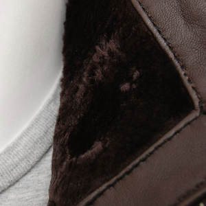 Chaqueta de Invierno para Hombre, de Alta Calidad, Manga Larga, de Cuero, Impermeable, Transpirable, con Cuello Alto, Estilo Urbano - Product Image 5