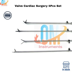 Juego de Instrumentos Quirúrgicos para Válvulas Cardíacas de 4 Piezas de Primera Calidad para Entrenamiento en Cirugía Cardiovascular Mínimamente Invasiva y Uso Profesional - Product Image 2