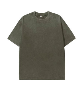 เสื้อยืดฮิปฮอปพิมพ์ลายตัวอักษรขนาดใหญ่ แขนสั้น คอวี ผู้ชาย ผ้าฝ้ายถัก 100% ทรงปกติ ความยาวปกติ แห้งเร็ว - Product Image 4