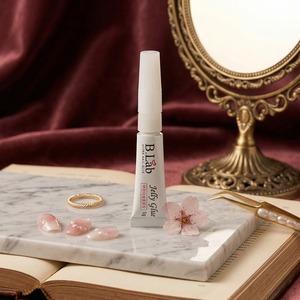 Colle solide pour faux ongles 5g, gel adhésif UV LED non coulant pour pose de faux ongles de précision - Product Image 2