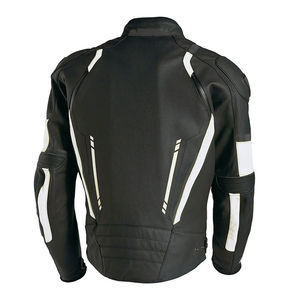 Chaqueta de Motociclista para Hombre, Negra con Paneles en Contraste, Equipo de Protección para Carreras - Product Image 4