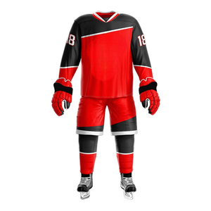 Men's Ice Hockey Jersey Set Yellow Green Sublimated Full Sleeve Moisture Wicking <b>Athletic</b> Apparel - Product Image 4
