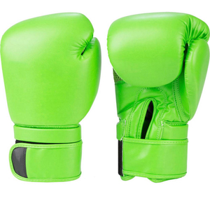 High Performance RC Fitness Wear Boxing Gloves PU Construction Shock-Absorbing Foam Padding Secure Hook Loop Wrist <b>Strap</b> - Product Image 6