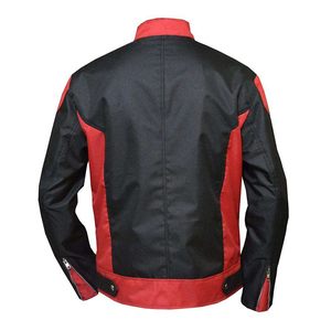 Veste de moto unisexe à manches longues coupe-vent respirante à séchage rapide en cuir noir pour toutes les saisons, vêtements de course - Product Image 4
