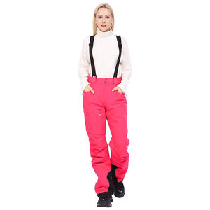 Womens <b>Waterproof</b> Breathable Ski suit Snow Insulated Bib Pants Detachable Suspenders Snowboard <b>Overall</b> Winter Wear - Product Image 5