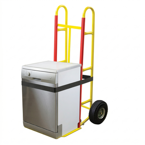 High Quality 4-Wheel Professional Rubber Frame Hand Truck Vietnam Certified Heavy <b>Appliance</b> <b>Dolly</b> OEM/ODM Filling Machines - Product Image 3