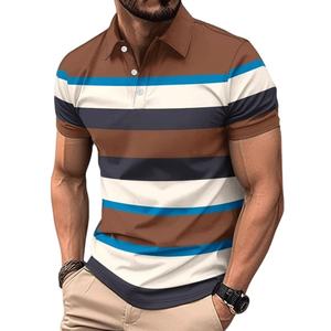 เสื้อยืดแขนสั้นผู้ชายคุณภาพพรีเมียม ผ้าถักเนื้อนุ่ม ระบายอากาศได้ดี สีพื้นหลากหลาย ผลิตจากผ้าฝ้าย เหมาะสำหรับใส่ลำลองในฤดูร้อน - Product Image 3