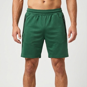 <b>Men's</b> Winter Sweat Jogger <b>Shorts</b>-Drawstring Waist Side <b>Pockets</b> Solid Pattern High Street Style Eco-Friendly & Breathable - Product Image 4