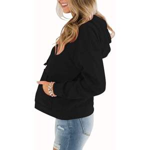 Sudaderas con Capucha para Mujer, Estilo Urbano, Oversize, Personalizadas, de Algodón y Felpa, Cómodas, OEM - Product Image 1