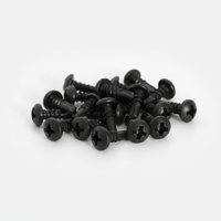 Vis à tête cylindrique à filetage profond en acier au carbone pour maçonnerie - Fixations pour béton zinguées classe 4.8 et 6.8 pouces