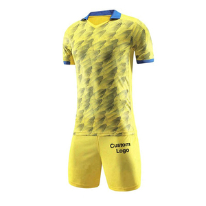 Service Training Wear Soccer Uniform New Design Low Price 100% Polyester Quick Dry Lightweight Breathable - Product Image 4