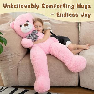 Orsacchiotto Rosa Classico da 47 Pollici, Adorabile Peluche Gigante di 4 Piedi, Regalo di Compleanno per Figlia, Fidanzata, Amante, Festa - Product Image 2