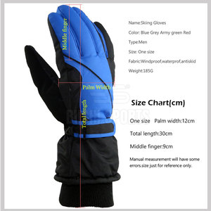 Gants de ski résistants au vent avec isolation de qualité supérieure et gants de ski flexibles pour les activités par temps froid - Product Image 4