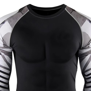 Rash Guard Personalizado al por Mayor ODM de Alta Calidad para Hombre, Rash Guard de Spandex para BJJ, Surf y Buceo - Product Image 3