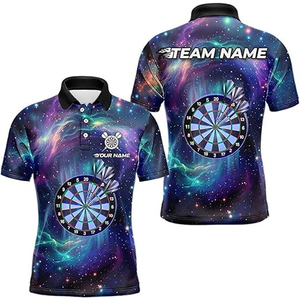 OEM Custom <b>Darts</b> Shirts Sublimation Polyester Quick Dry Breathable 3D Pattern <b>Darts</b> Jersey for Shirt for Team Club Sportswear - Product Image 4