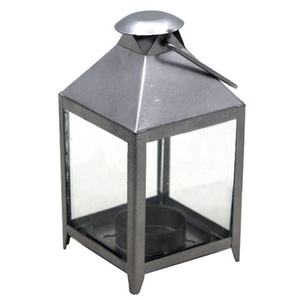 Farol de alambre largo de hierro de estilo clásico para decoración del hogar, color negro mate, soporte para velas y velas de té, para farol de Navidad en metal. - Product Image 4