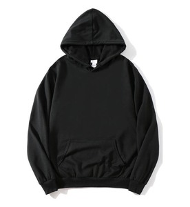 Sweat à capuche long unisexe en molleton recyclé écologique, 350 g/m², imprimé, avec logo en relief, épaules tombantes, personnalisable pour homme - Product Image 2