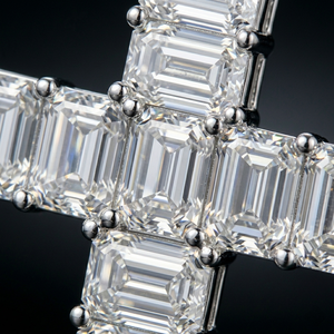 จี้รูปกางเขนประดับเพชรโมอิสซาไนต์ VVS แบบ Iced Out เงินแท้ 925 สไตล์ฮิปฮอป พร้อมสร้อยโรสโกลด์ เครื่องประดับทองคำ - Product Image 3