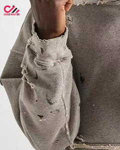 Conjunto de Sudadera con Capucha y Pantalones Deportivos de Primera Calidad, Estilo Desgastado, de Alta Demanda, para Hombre - Product Image 5